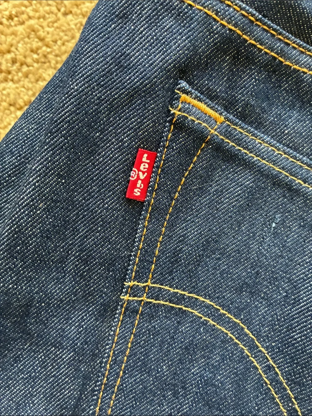 Levi's Men's 501 Jeans in Dark Indigo Blue